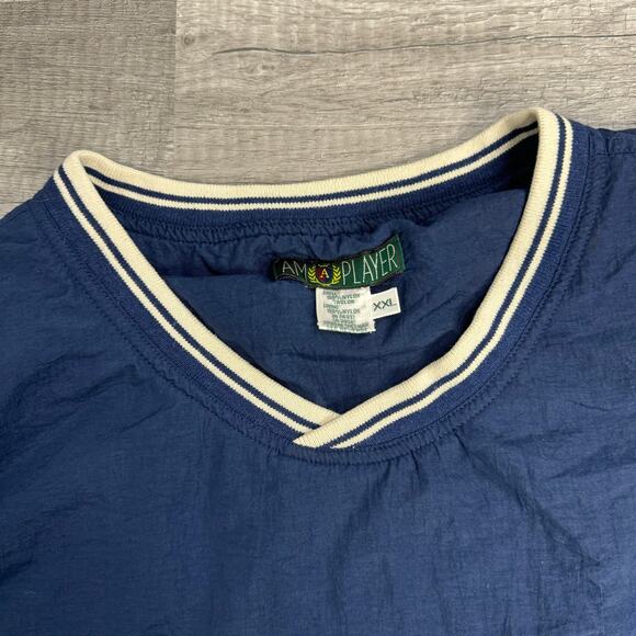 Vintage Men’s Navy Pullover Windbreaker Golf Size XXL - Picture 4 of 8
